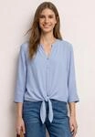 Klassische Bluse STREET ONE, Damen, Gr. 34, cashmere blau, Stoff, 70% Viskose,...