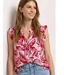 Blusentop STREET ONE, Damen, Gr. 34, sanftes wei&szlig;, Web, Obermaterial: 100%...