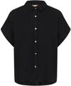 Hemdbluse CULTURE "Hemd CUmyra", Damen, Gr. L, schwarz, Obermaterial: 100%...