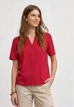Kurzarmbluse STREET ONE, Damen, Gr. 34, salsa rot, Stoff, 100% Viskose,...