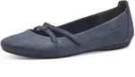 Ballerina TAMARIS "Caterina", Damen, Gr. 36 (3,5), blau (navy), Lederimitat,...