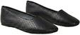 Calvin Klein Ballerina "OBLIQUE BALLERINA CUT LTH" Schlupfschuh, Flats, Loafer...