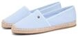 Espadrille TOMMY HILFIGER "FLAG CANVAS ESPADRILLE", Damen, Gr. 35, blau...