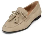 Loafer MARC O'POLO "mit Schleife und Quasten", Damen, Gr. 37, dusty sand,