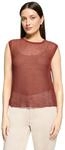 Stricktop CARTOON "Damen mit Rundhalsausschnitt", Damen, Gr. 46, rust braun,