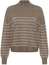 Strickpullover KAFFE "Strickpullover KAlizz", Damen, Gr. L, braun (morel...
