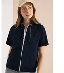 Sweatjacke CECIL, Damen, Gr. M (40), universal blau, Sweatware, 100% Baumwolle,