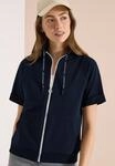 Sweatjacke CECIL, Damen, Gr. M (40), universal blau, Sweatware, 100% Baumwolle,