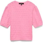 Kurzarmpullover VERO MODA "VMDOFFY STITCH 2/4 O-NECK PULLOVER NOOS", Damen, Gr. XS,
