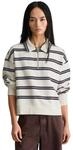 Sweatshirt MARC O'POLO DENIM "aus Bio-Baumwolle", Damen, Gr. XS, beige (sanftes
