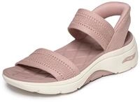 Sandale SKECHERS "GO WALK ARCH FIT 2.0 SANDAL", Damen, Gr. 35, mauve, Textil,