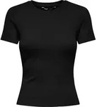 T-Shirt ONLY "ONLRILEY S/S TOPJRS", Damen, Gr. XS, schwarz, Jersey,...