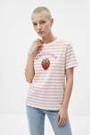 Kurzarmshirt ONLY "ONLKITA S/S TEE JRS NOOS", Damen, Gr. XS, cloud dancer