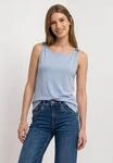 Tr&auml;gertop STREET ONE, Damen, Gr. 34, cashmere blau, Stoff, 95% Viskose, 5% Elasthan,