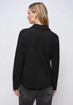 Kurzblazer STREET ONE, Damen, Gr. 34, schwarz, Web, Obermaterial: 51% Baumwolle, 37%