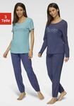 Vivance Dreams by Lascana Pyjama mit Frontschriftzug