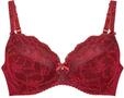 B&uuml;gel-BH ANITA "B&uuml;gel BH Bobette", Damen, Gr. 70, Cup B, rot (rubin), Spitze,