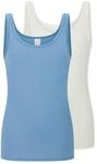 Schiesser Unterhemd "Modal Essentials" 2er Pack, Single Jersey,