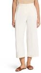 Leinenhose BETTY BARCLAY "Damen unifarben", Damen, Gr. 48, Normalgr&ouml;&szlig;en, wei&szlig;