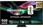 HISENSE Mini-LED-Fernseher "65UR9DS", Energieeffizienz: E (A-G), schwarz (schwarz,