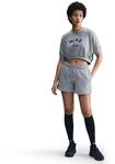 Shorts NIKE SPORTSWEAR "W NSW PHNX FLC MR STD 4IN SHRT", Damen, Gr. XL, N-Gr,...
