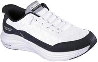 Slip-On Sneaker SKECHERS "CONTOUR FOAM", Herren, Gr. 41, wei&szlig;, schwarz, Leder,