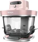 NINJA Hei&szlig;luftfritteuse "CRISPi PRO 7-in-1 Glas-Air-Fryer - Beige AS101EULG"...