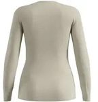 Funktionsshirt ODLO "Odlo ACTIVE WARM", Damen, Gr. XS, beige (agate gray), 100%