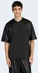 T-Shirt ADIDAS SPORTSWEAR "M STA SEAS TEE", Herren, Gr. M, schwarz, sanftes wei&szlig;,