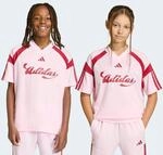 T-Shirt ADIDAS SPORTSWEAR "J HOT TEE", M&auml;dchen, Gr. 152, clear pink, active maroon,
