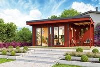 LASITA MAJA Gartenhaus "DOMEO 7" mit Anbau