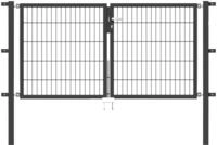 Alberts Zaundoppelt&uuml;r "Flexo" 200 cm Breite, in versch. H&ouml;hen