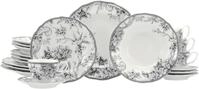 Kombiservice CREATABLE "Adelaide, Service 20-tlg.", grau, 20, Porzellan,