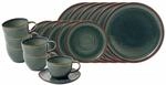 Geschirr-Set "Kaffeeservice Crafted 18er Set", gr&uuml;n (breeze), 18, Porzellan, LIKE.