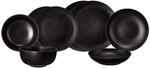 Seltmann Weiden Geschirr-Set "Einsteiger-Set Liberty Velvet Black 8er Set schwarz"
