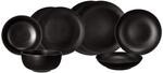 Geschirr-Set SELTMANN WEIDEN "Einsteiger-Set Liberty Velvet Black 8er Set schwarz",