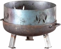 Siena Garden Feuerschale "Mini M 30 x 25 x 12 cm" Stahl anthrazit, unbehandelt