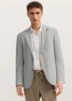 Sakko BUGATTI "Jersey-Artikel", Herren, Gr. 50, grau (220, hellgrau), 65% Polyester,
