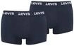 Boxershorts LEVI'S "Boxershort Repeat Logo Trunk 2P 2er Pack", Herren, Gr. L, blau