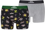 Boxershorts LEVI'S "LEVIS MEN FRUITY AOP BOXER BRIEF 2P", Herren, Gr. L,...