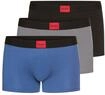 HUGO Underwear Trunk Set, 3 Stk. mit kontrastfarbenen Logobadge