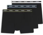 Trunk HUGO UNDERWEAR "BOXERBR TRIPL PLANET", Herren, Gr. M (50), schwarz 003,...