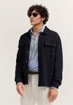 bugatti Sweatjacke "Modern Fit" mit Druckkn&ouml;pfen