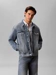 Jeansjacke CALVIN KLEIN JEANS "ANDREW CLASSIC TRUCKER", Herren, Gr. S, blau...