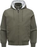 Outdoorjacke RAGWEAR "Crusien Hood YOUMODO", Herren, Gr. S (48), gr&uuml;n (olivgr&uuml;n),
