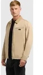 Blouson KHUJO "DEDDY", Herren, Gr. S, beige, Canvas, 100% Baumwolle, regular fit
