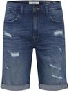 Jeansshorts BLEND "Shorts BHDeniz", Herren, Gr. M, N-Gr, blau (denim...