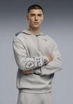 Kapuzensweatshirt PUMA "M X HYROX CLOUDSPUN HOODIE", Herren, Gr. S, light gray