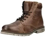 Schn&uuml;rstiefelette BUGATTI "bugatti Stiefelette Leder", Herren, Gr. 42, taupe,...