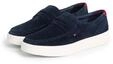Loafer TOMMY HILFIGER "MODERN LIGHT HYBRID SUEDE LOAFER", Herren, Gr. 40, blau
